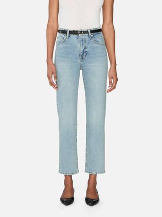 Frame Denim Ruler Crop Jean In Nebula
