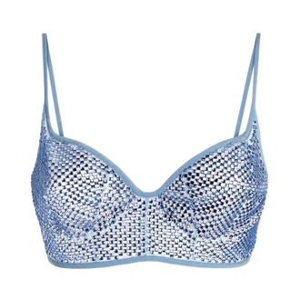 Genny Sleeveless Tops, female, Blue, Size: XS Sleeveless Top