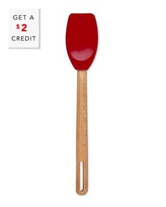 LE CREUSET Signature Cerise Silicone Spatula Spoon With $2 Credit