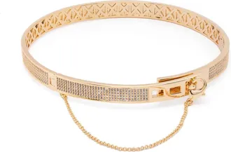 Eddie Borgo Safety Chain choker necklace - Oro