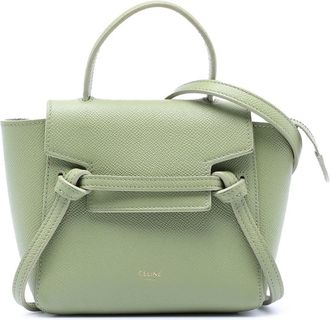 Celine Pre-owned Celine Pico Grained Calfskin Belt Bag U-AT-0271 U-LM-0291