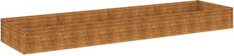 vidaXL Jardinera Acero Corten 387x100x36 Cm Vidaxl