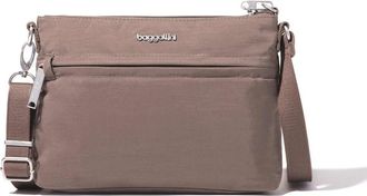 Baggallini Securtex Anti-Theft Memento Crossbody Bag in Portobello at Nordstrom