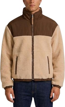 Ami Beige Regular Fleece Jacket