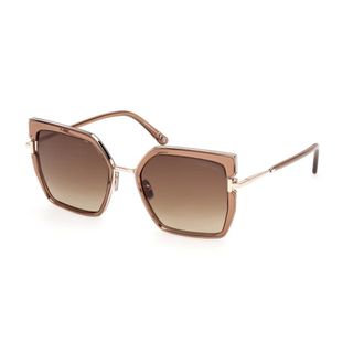Tom Ford 45F Zonnebril - Dames - Accessoires - Bruin - Maat: 54 MM