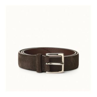 Orciani Belts, male, Brown, Size: 110 CM Suede Leather Belt
