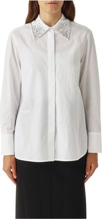 Max Mara Dames, Blouses & Shirts, Wit, Maat: S Taf