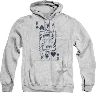 Gildan DC Comics Bat Card Adult Pull Over Hoodie / Hooded Sweatshirt