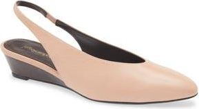 Jeffrey Campbell Snoop Slingback Wedge Pump in Light Pink at Nordstrom Rack, Size 8.5