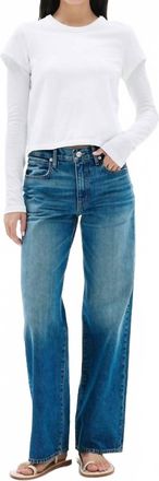 Slvrlake Denim Jazmine Mid-Rise Jeans In Troubled Mind