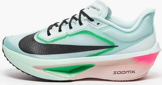 Nike Womens Zoom Fly 6 Shoes In Glacier Ice/ Black-Hyper Pink