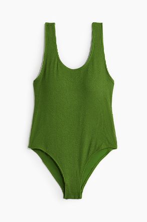 H&M Badeanzug mit wattierten Cups - Gr&uuml;n