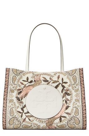 Tory Burch Small Ella Printed Tote in Pink Cockatoo at Nordstrom