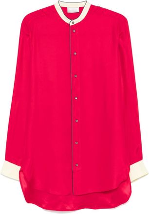 Pierre-Louis Mascia Adanar shirt - women - Silk - L - Red