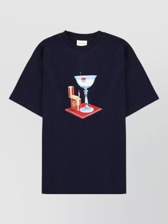 Dr&ocirc;le de Monsieur cocktail cotton t-shirt