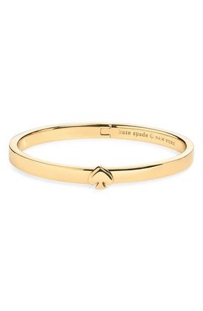 Kate Spade New York everyday spade slim bangle bracelet in Gold at Nordstrom