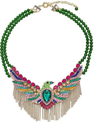 Eyecandy LA Eye Candy La The Luxe Collection Phoenix Brooch Statement Necklace