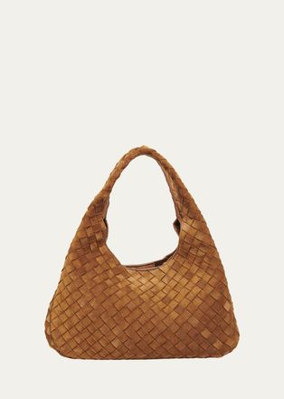 Bottega Veneta Campana Medium Leather Hobo Bag