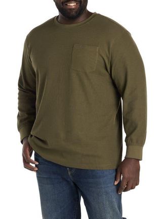 O'Neill Big & Tall Overland Thermal Long-Sleeve Pullover in Clover at Nordstrom, Size 2X Big
