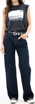ASKK NY Sullivan Straight Leg Jeans In Indigo Resin