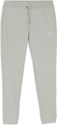 BOSS Cotton-terry sweatpants with logo patch