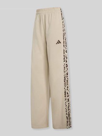 adidas Loose Fit Sweathose aus Baumwoll-Mix in Sand, Gr&ouml;&szlig;e XL