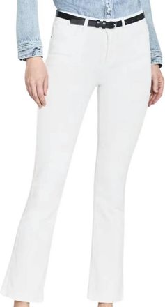 Frame Denim Womens Le Crop Mini Boots In Blanc