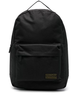 Barbour Zaino con logo - Nero