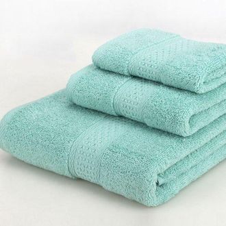 OEM Juego De Toallas (2 Toallas Cuadradas + 2 Toallas Normales + 2 Toallas De Ba&ntilde;o), 100% Algod&oacute;n, Dimensiones: 33 X 33 Cm + 33 X 74 Cm + 70 X 140 Cm