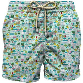 MC2 Saint Barth Beachwear, male, Multicolor, Size: 2XL Lighting Micro Fantasy Ultralight Swimsuit