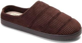 Dearfoams Declan Quilted Slipper in Coffee at Nordstrom Rack, Size X-Large