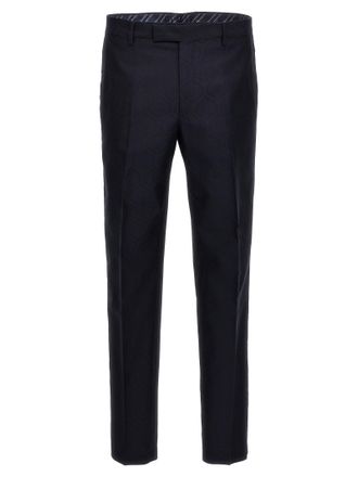 Etro Blue Cotton Dress Mens Pants