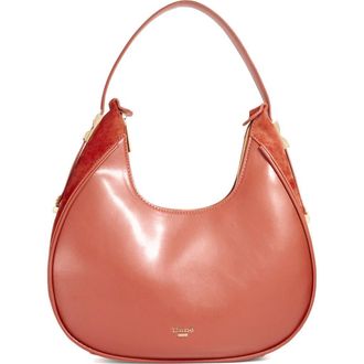 Dune London Dedicated Faux Leather Shoulder Bag in Blush at Nordstrom Rack