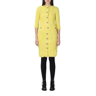 Balenciaga Dames, Jurken, Geel, Maat: M Tweed