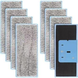 OEM Paquete De 8 Cepillos Lavables Para Irobot Braava Jet M6134, Cepillos Lavables Para Irobot Braava M6, Cepillos Reutilizables