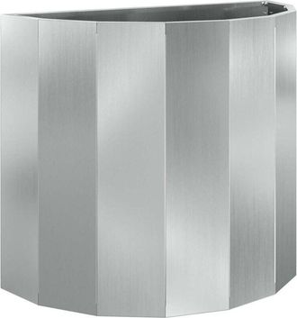 vidaXL Planter Silver 60 x 30 x 50 cm Galvanised Steel vidaXL