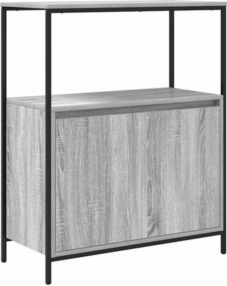vidaXL Mueble de baño con estantes gris Sonoma 76,5x35x95 cm Vidaxl