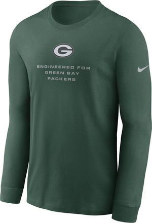 Nike Green Bay Packers Team Issue Nike Mens Dri-FIT NFL Long-Sleeve T-Shirt in Green | 02EW3EE7T-ZSZ