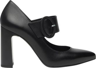 Nero Giardini Scarpa Mary Jane in Pelle con Tacco - - Shoes - Donna - Nero - 36 EU