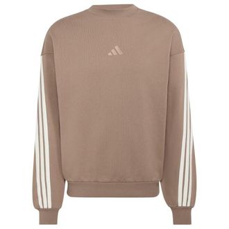 adidas Adidas Kit 3-Stripes Sweatshirt Pullover f&uuml;r Herren | braun