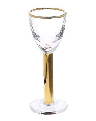 Alice Pazkus Set Of 6 Stemmed Liquor Glasses