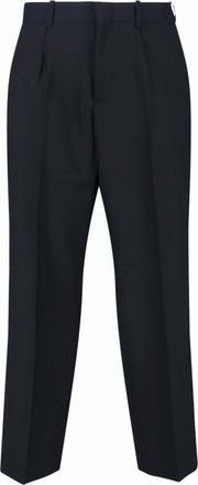 Our Legacy Straight-Leg Chino Pants with Mid-Rise Waist and Pleated Front