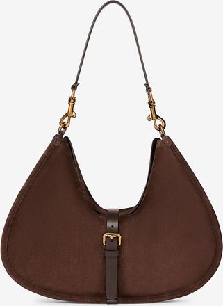 Etro Schultertasche aus Wildleder Pony XL