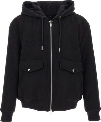 Moose Knuckles Ellington Bomberjack - Heren - Bomber jackets - Zwart - S - Wol - Jassen