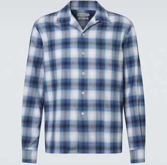 J.W.Anderson Camicia in flanella di cotone a quadri