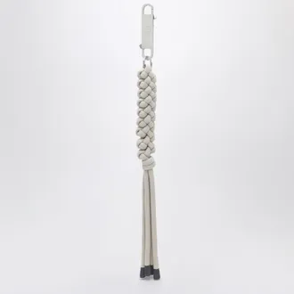 Rick Owens Interwoven key holder in pearl color