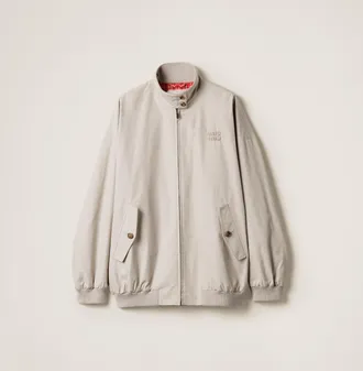 Miu Miu Panama cotton blouson jacket