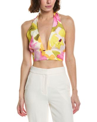 Bardot Nicolette Halter Crop Top