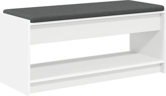 vidaXL Banco De Entrada 103 X 38 X 45 Cm Madera Ingenierizada Y Tela Vidaxl