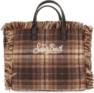 MC2 Saint Barth Vanity Mini Wool N - - Bags - Donna - Marrone - ONE SIZE